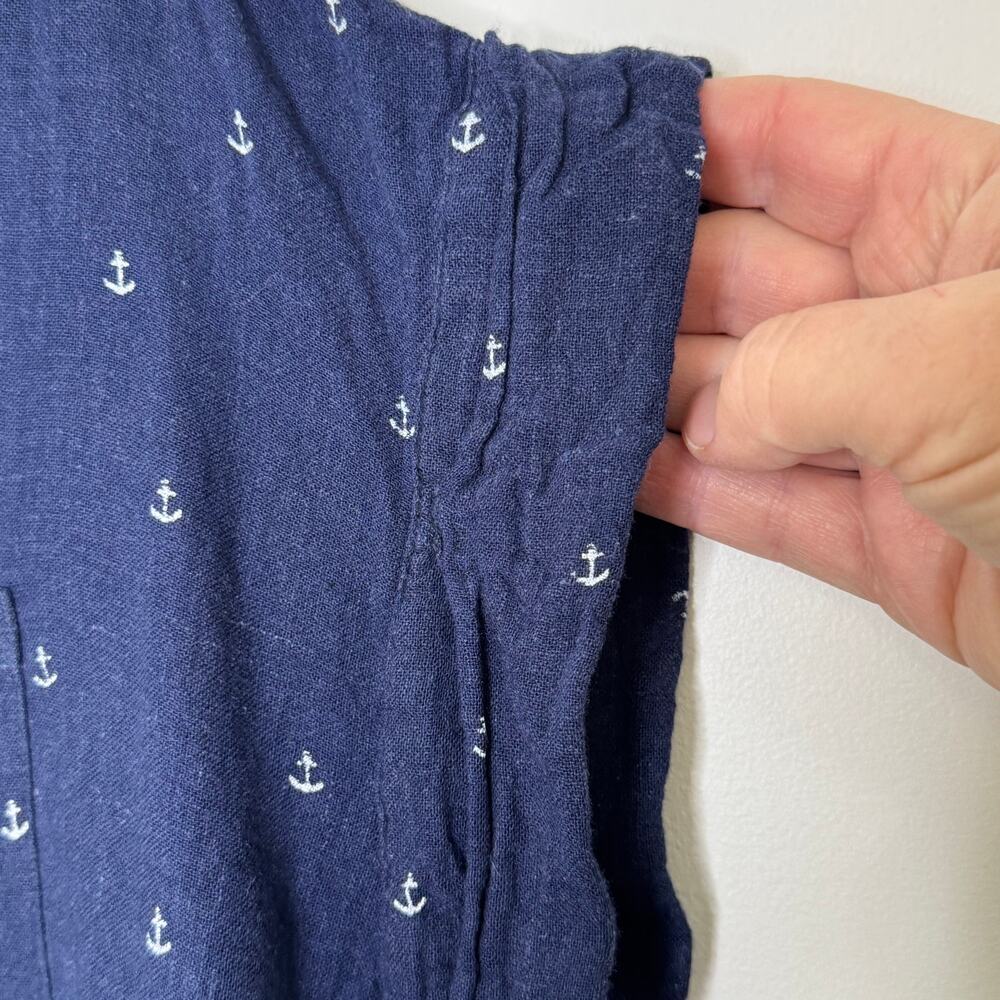 Rails Linen Blend Short Sleeve Anchor Top - image 3